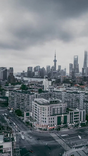 上海外滩延时摄影14秒视频