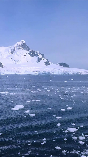南极冰冻的大陆实拍39秒视频