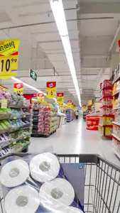 超市购物第一视角视频