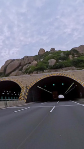 隧道行车第一视角视频