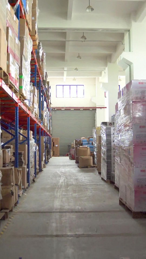 货运工厂物流仓储空境视频19秒视频
