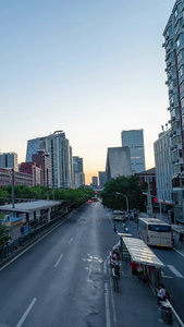 夜景北京国贸延时视频