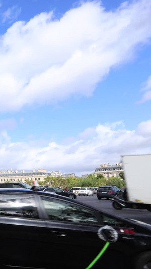 法国巴黎著名旅游景点凯旋门延时视频26秒视频