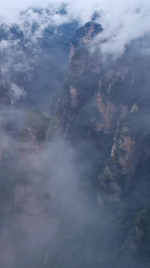 张家界风景区航拍11秒视频