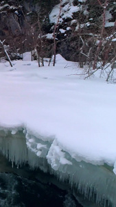 春天冰雪消融视频