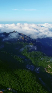 云上黄山航拍视频