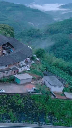 福建土楼航拍14秒视频