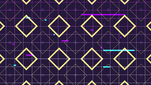4K动感方块几何图形背景视频40秒视频