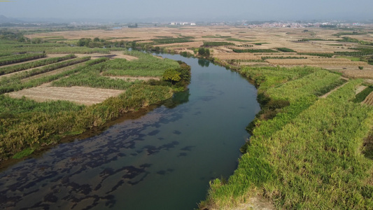 汽车营地航拍视频