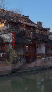 浙江著名5A级景区西塘古镇烟雨长廊实拍视频合集浙江旅游视频