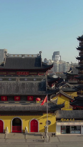 航拍4A景点无锡南禅寺视频旅游目的地视频