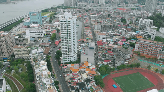 福建厦门城市天际线视频