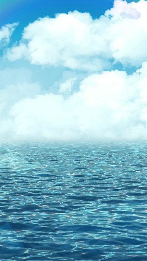 波光粼粼的大海背景素材浪花背景30秒视频