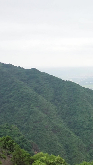 甘肃平凉崆峒山风光及山顶古建筑5A景区57秒视频