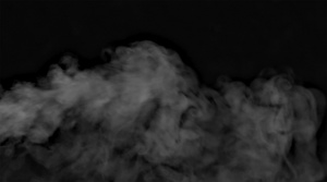 黑色背景的烟雾29秒视频