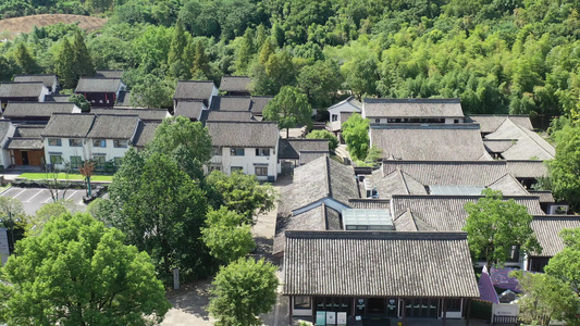 浙江绍兴兰亭景区风光视频