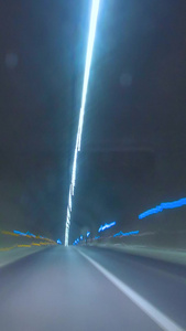 赛博朋克隧道时空穿梭延时视频素材高速公路视频