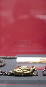 唐代鎏金铜龙首银链西安博物院藏视频