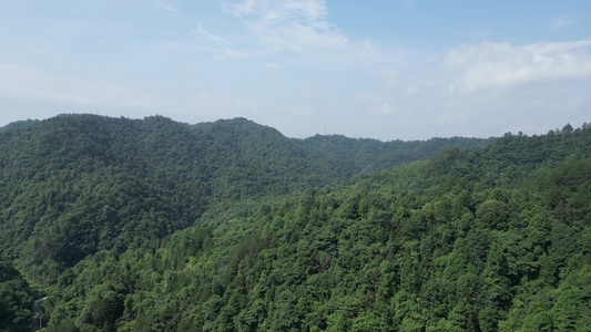 航拍生态自然风光丘陵大山森林 视频