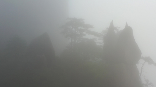 江西三清山景区航拍视频