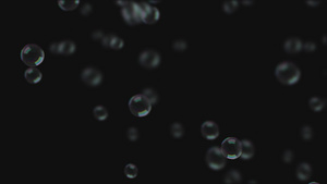 气泡下落透明通道14秒视频