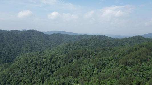 航拍生态自然风光丘陵大山森林 视频