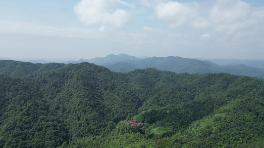 航拍生态自然风光丘陵大山森林 视频