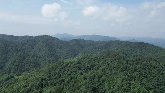 航拍生态自然风光丘陵大山森林 视频