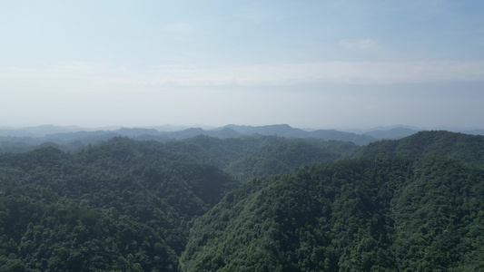 航拍生态自然风光丘陵大山森林 视频