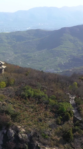 航拍5A景区江苏最高峰花果山玉女峰视频风景名胜视频