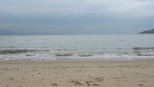 海水海浪实拍视频