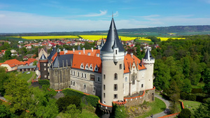 捷克共和国中波希米亚地区城堡41秒视频