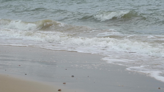 海水海浪实拍视频