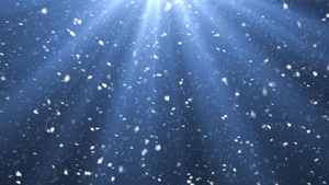 唯美光效雪景带透明通道视频素材20秒视频