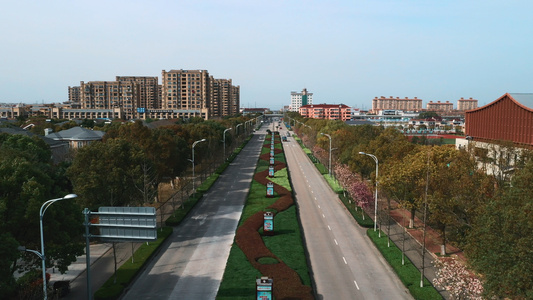 上海复工后城区道路视频