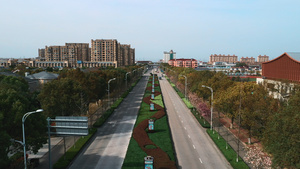 上海复工后城区道路57秒视频