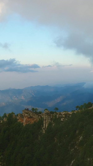 宝鸡太白山景区航拍陕西旅游43秒视频