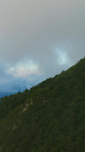 宝鸡太白山景区航拍眉县旅游视频