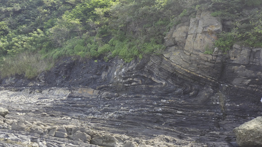 灵山岛航拍山峰风景视频