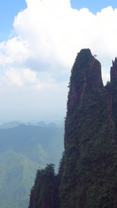 风景优美的湖南郴州五指峰景区自然风光视频