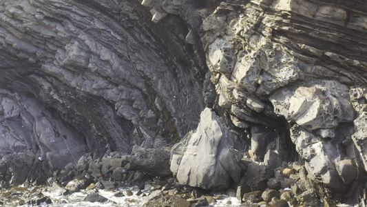 灵山岛航拍山峰风光视频