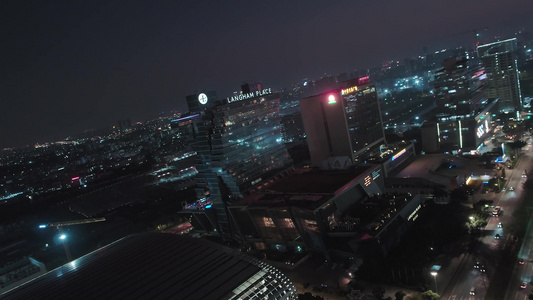 4k广州琶洲夜景旋转视频