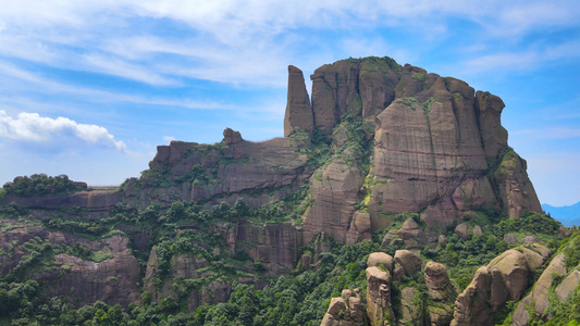 5A风景区龟峰景区骆驼峰地标航拍合集4K视频