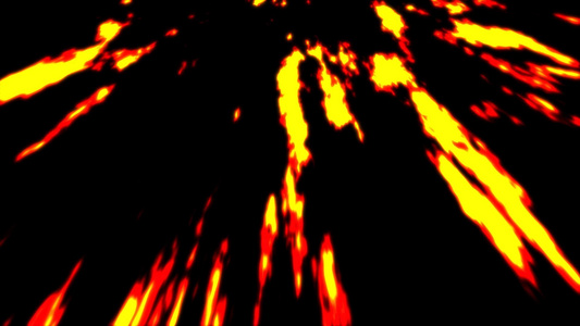 二维动态火焰效果带通道透明背景视频元素视频