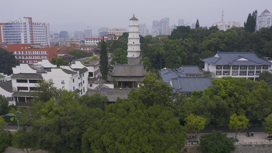 福州于山风景区白塔视频