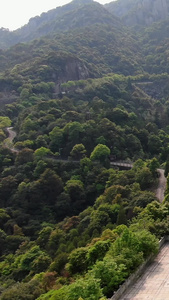 航拍5A景区太姥山玉湖游览区景点太姥娘娘雕塑视频宗教文化视频