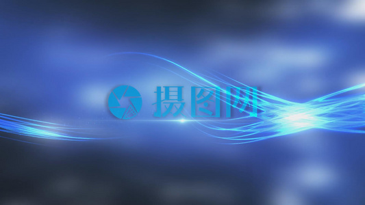 premiere漏光粒子LOGO图文展示pr模板视频