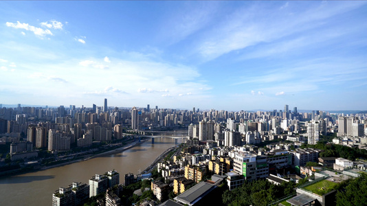 4K重庆城市全景实拍视频