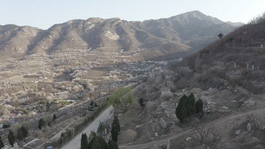 村庄农村航拍风景视频