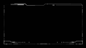 全息科技视频边框素材10秒视频